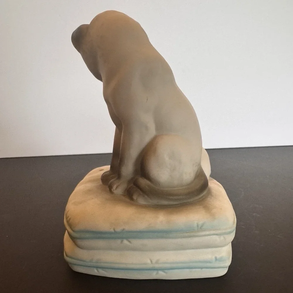 Vintage Mann Siamese Cat & Kitten Figurine Japan Hand Painted *READ